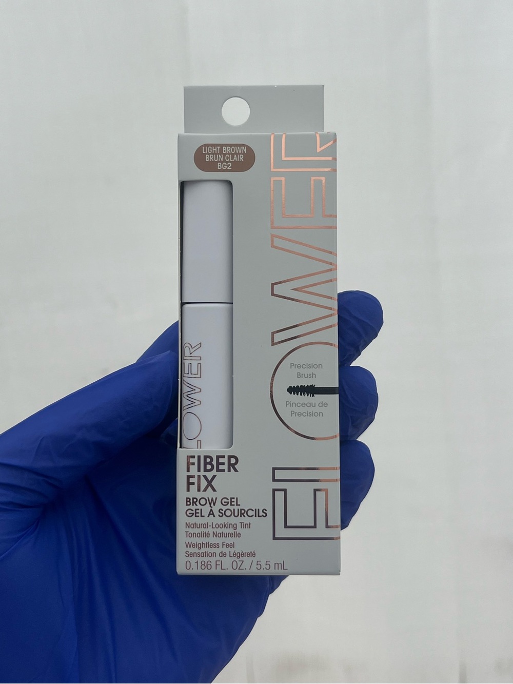 Flower Beauty Fiber Fix Brow Gel - Light Brown, 0.186 oz Eyebrow Gel
